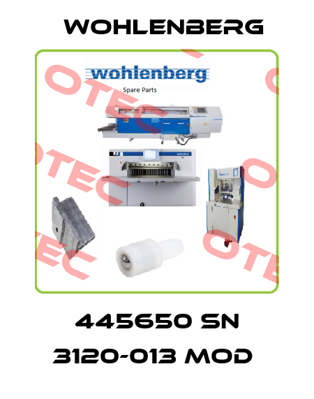 445650 SN 3120-013 MOD  Wohlenberg