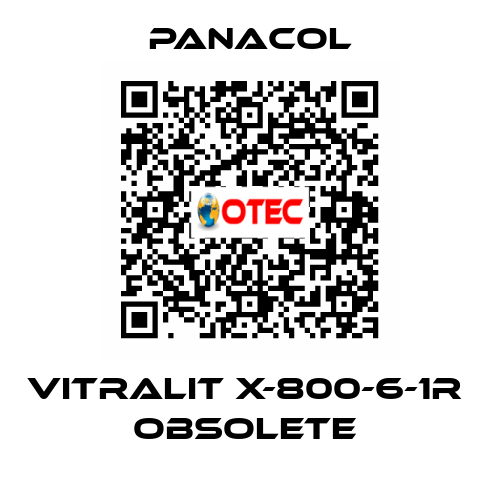 VITRALIT X-800-6-1R  Obsolete  Panacol