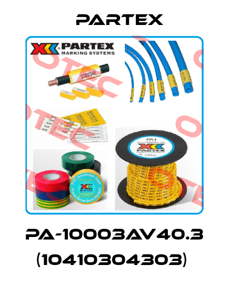 PA-10003AV40.3 (10410304303)  Partex