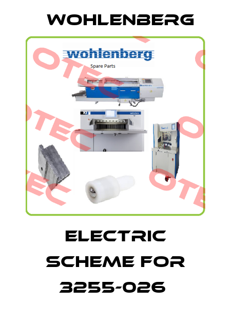 Electric Scheme FOR 3255-026  Wohlenberg