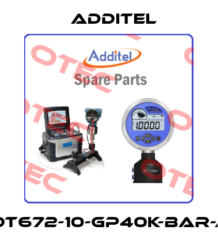 ADT672-10-GP40K-BAR-AF Additel