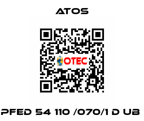 PFED 54 110 /070/1 D UB  Atos