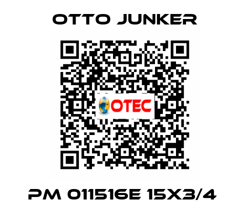 PM 011516E 15X3/4  Otto Junker