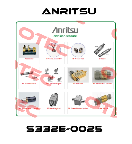 S332E-0025  Anritsu