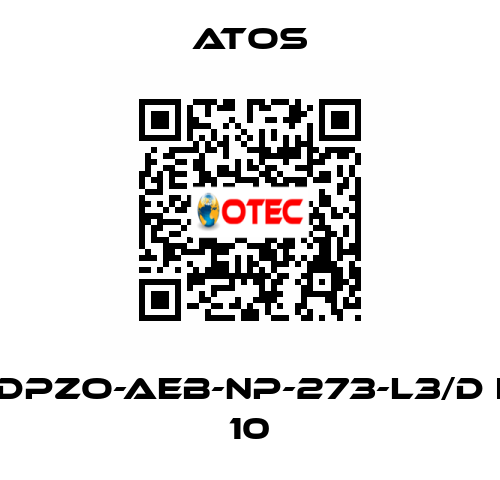 DPZO-AEB-NP-273-L3/D I 10 Atos