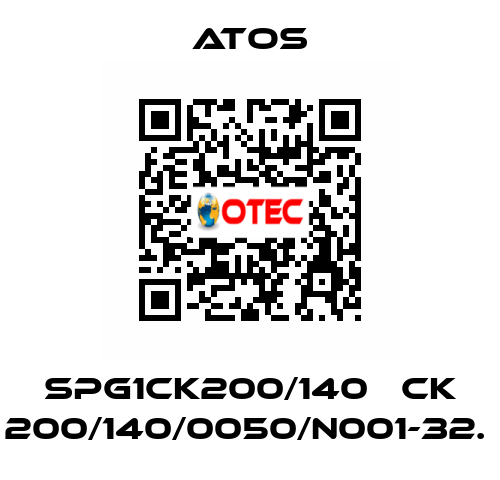 SPG1CK200/140   CK 200/140/0050/N001-32.  Atos