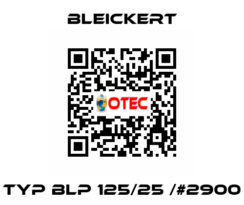 Typ BLP 125/25 /#2900 Bleickert