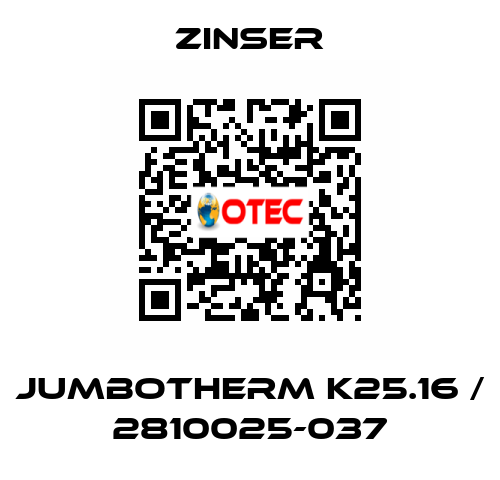 JUMBOTHERM K25.16 / 2810025-037 Zinser