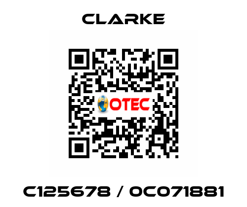 C125678 / 0C071881 Clarke