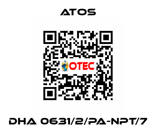 DHA 0631/2/PA-NPT/7 Atos