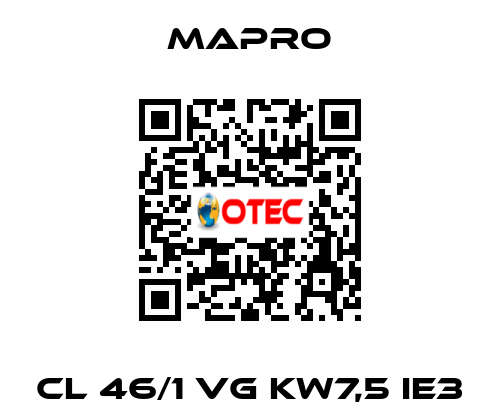 CL 46/1 VG kW7,5 IE3 Mapro