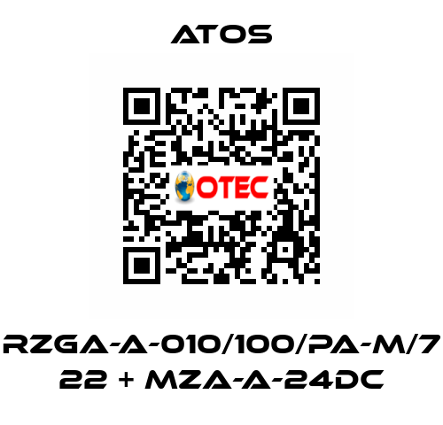 RZGA-A-010/100/PA-M/7 22 + MZA-A-24DC Atos