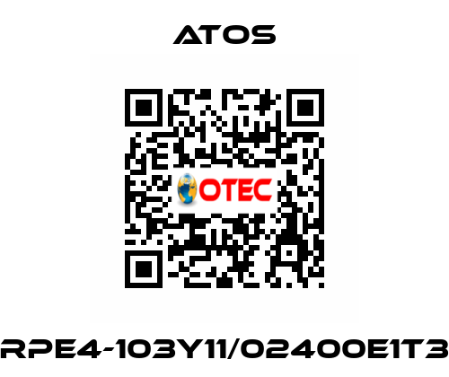 RPE4-103Y11/02400E1T3 Atos