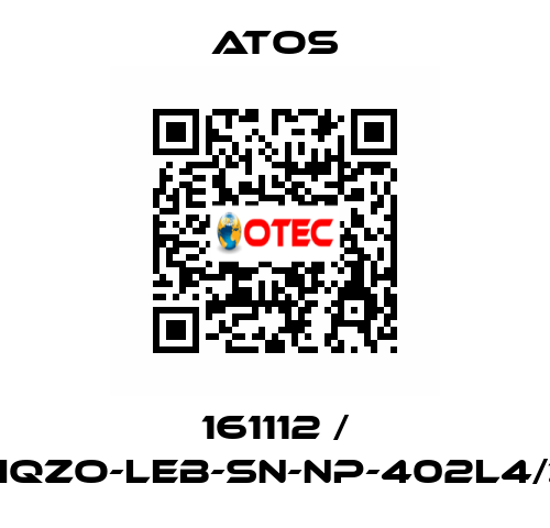 161112 / LIQZO-LEB-SN-NP-402L4/Z Atos