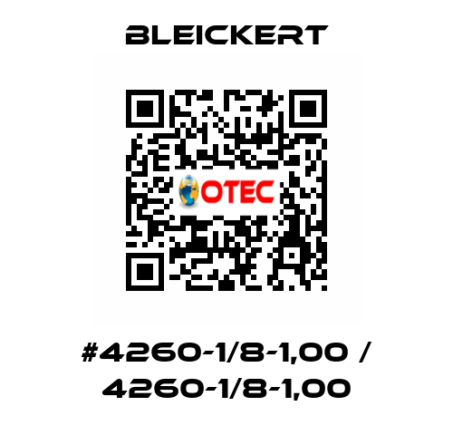 #4260-1/8-1,00 / 4260-1/8-1,00 Bleickert