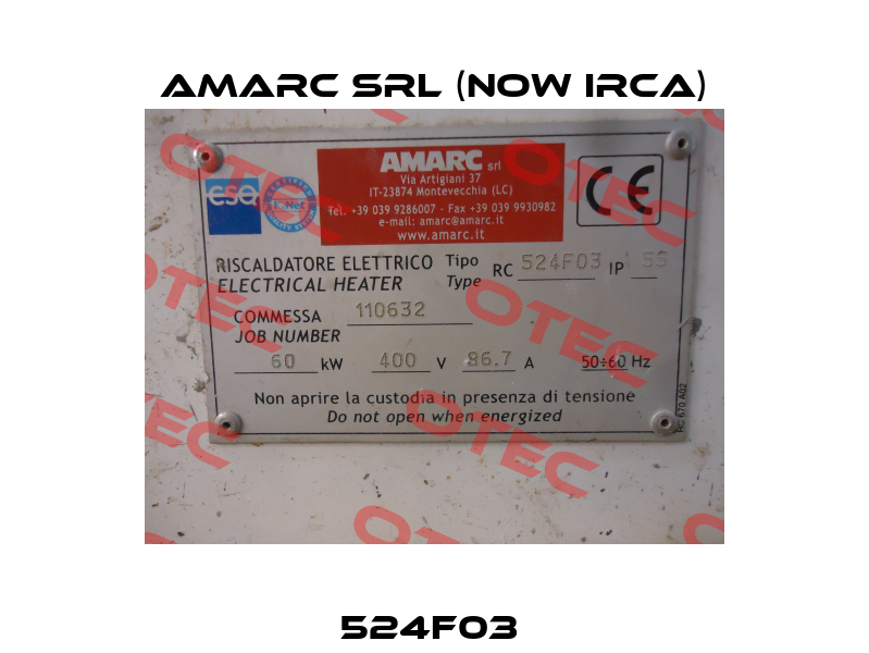 524F03  AMARC SRL (now IRCA)