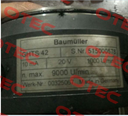 GHTS 42 S.Nr. 515000578  Baumüller