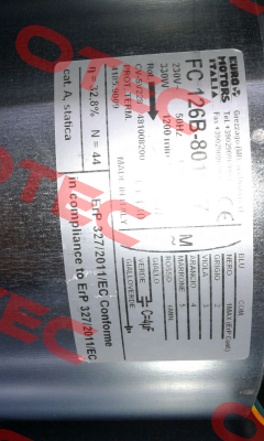 FC 126B-801 Euro Motors Italia