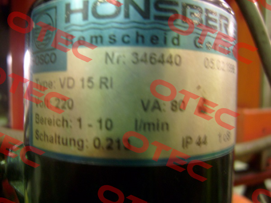 VD-015GR010   (940815)  Honsberg