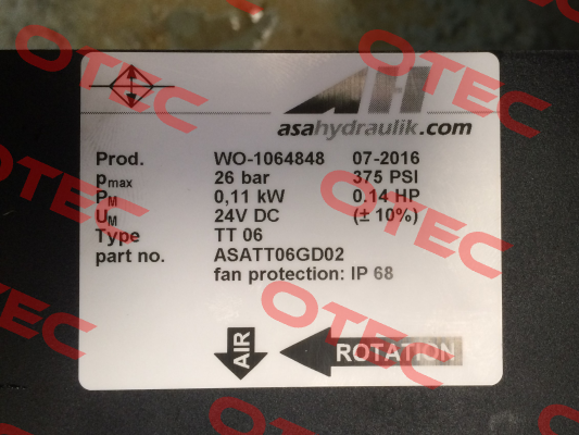WO-1064848 ASA Hydraulik