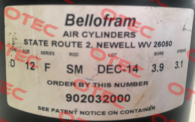 902-032-000 Bellofram