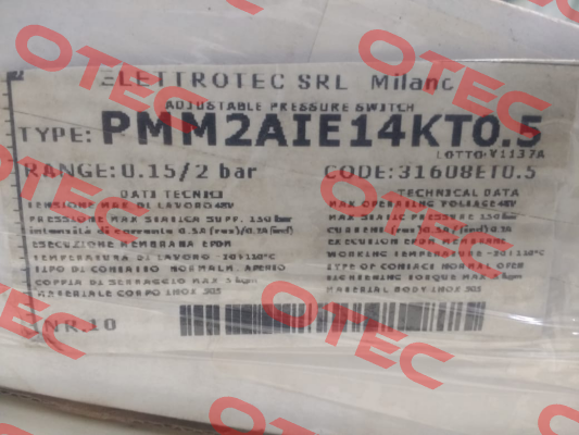 PMM2AIE14KTO.5 Elettrotec