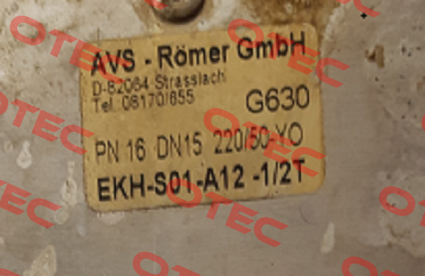 EKH-S01-A12-1/2T Avs Römer
