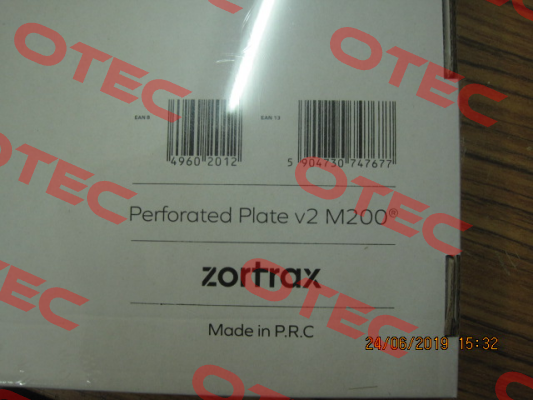 Perforated Plate v2 for M200 Zortrax
