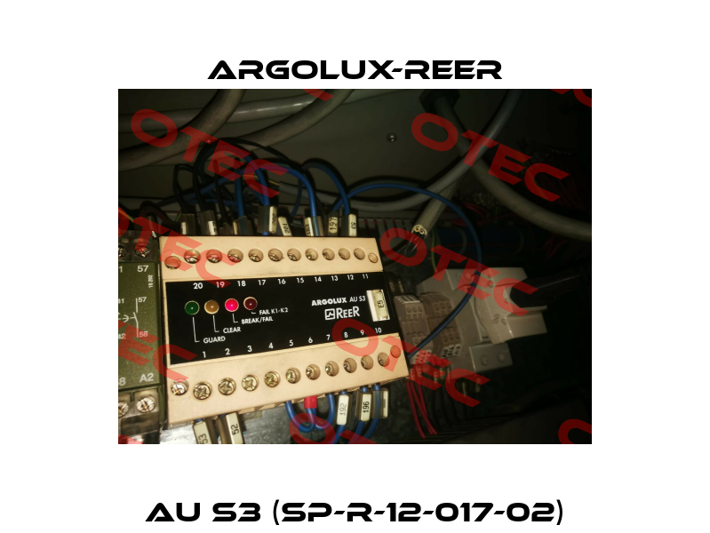 AU S3 (SP-R-12-017-02) Argolux-Reer