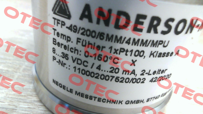 TFP-49/200/6MM/4MM/MPU /TB0-150/X (7449.2014) Anderson-Negele