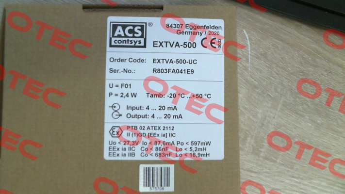 ExTVA-500-UC ACS CONTSYS