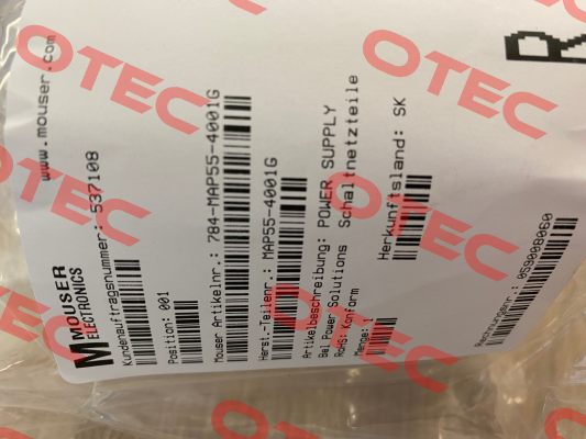 MAP55-4001G Bel Power Solutions