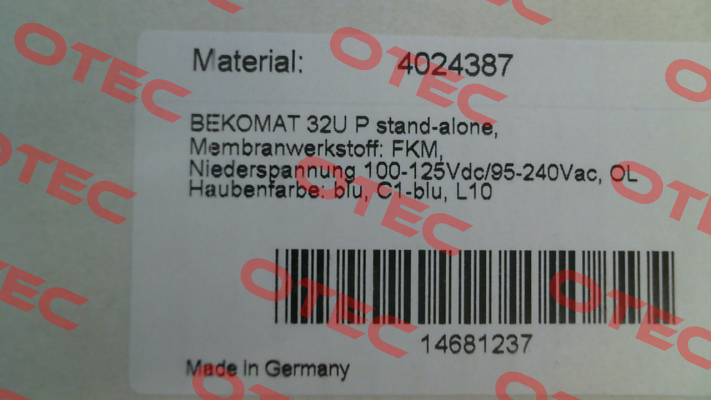 BEKOMAT 32U P Beko