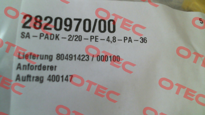 2820970/00 (241035166) Faba