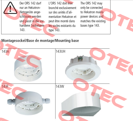 5000350 / TDS/ORS 143A Hekatron