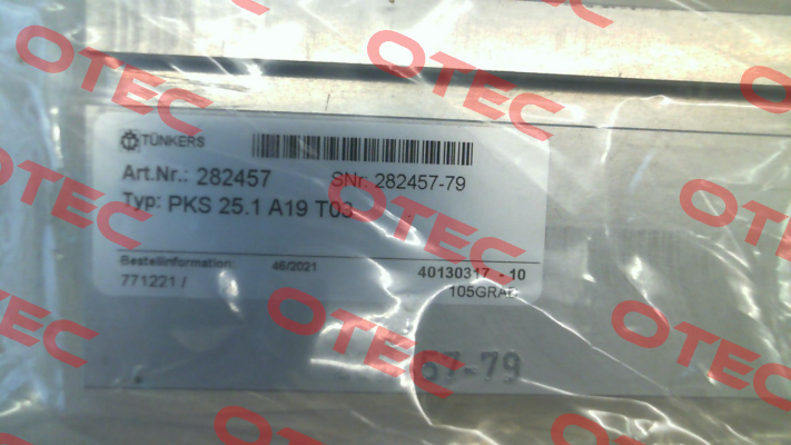 PK S25.1 A19 T03 105°C Tünkers