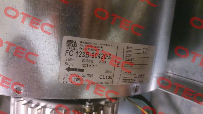 FC 123B-60420/3 OEM Euro Motors Italia