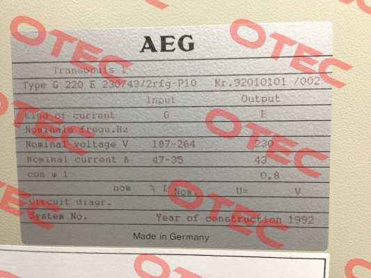 6763152 AEG
