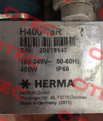 spare part for H400-16R  Herma