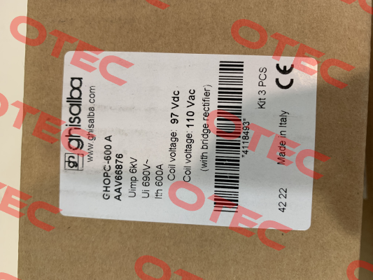 4118493 / GHOPC-600A Ghisalba