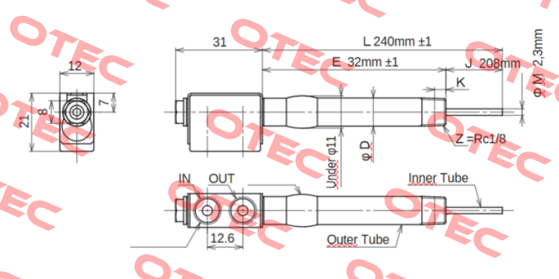 JC-KRM-10-L240-E32-J208-M2.3 Ahresty-tec