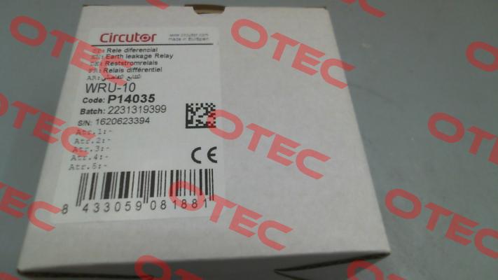 P14035, WRU 10 Circutor