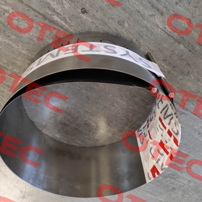 Cover outside stainless steel x 4200 / 164 with 42 band holders Ekd Gelenkrohr