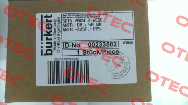 SET5 for ID 219802 Burkert